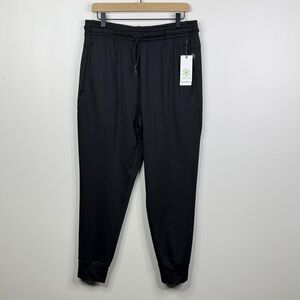 GAIAM Men's Black Jogger Pants Size L NWT Athletic Sweatpants Training Yoga